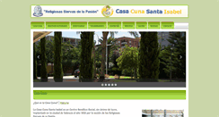 Desktop Screenshot of casacunasantaisabel.com